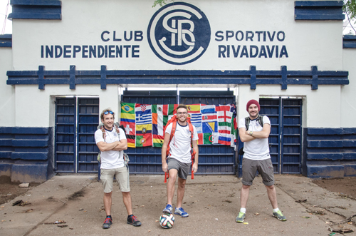 1 From left to right, David Bewick, Adam Burns and Pete Johnston